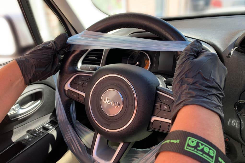 Hygiene at yes rent a car Samos