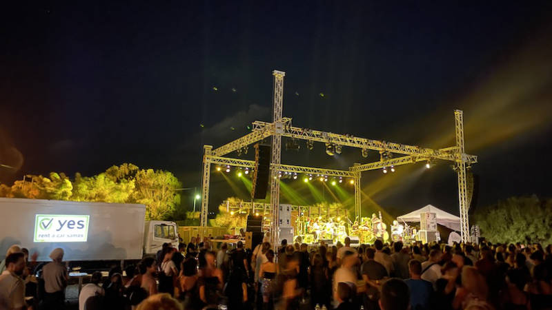 ireon music festival samos sponserd by yes rent a car samos 1