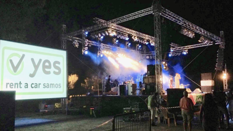 ireon music festival samos sponserd by yes rent a car samos 2