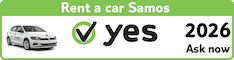 yes rent a car Samos, car hire on the Greek island Samos